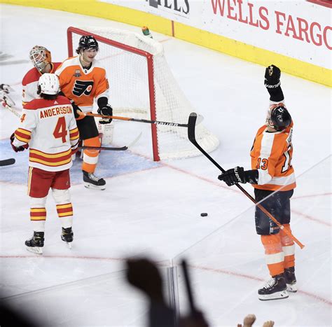 Recap Flyers Douse The Flames 2 1 In Overtime Flyers Nation