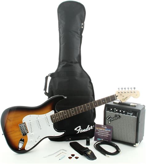 Squier Pack Stratocaster Sunburst Ampli Frontman G Guitares
