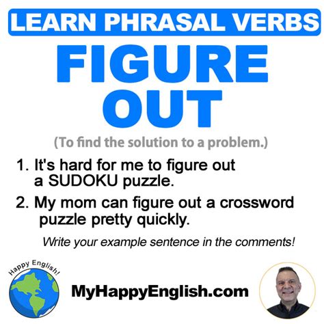 Learn Phrasal Verbs Figure Out Happy English Free English Lessons