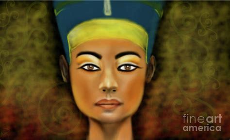 Nefertiti Digital Art By Fools Ink Fine Art America
