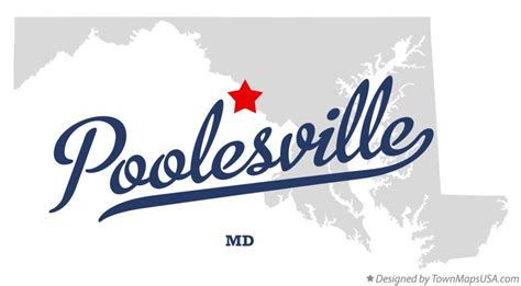 Map Of Poolesville Md Maryland