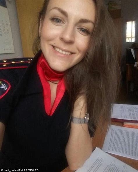 glamorous russian policewomen pose for pics on instagram daily mail online