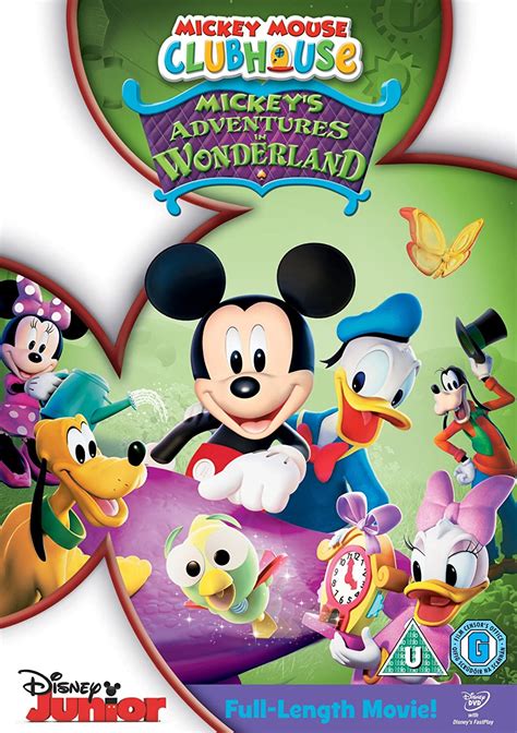 Mickey Mouse Clubhouse Mickeys Adventures In Wonderland Dvd Amazon