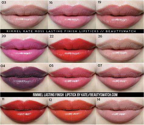 Rimmel Kate Lipstick Swatches Awesome Drugstore Lipsticks That Are