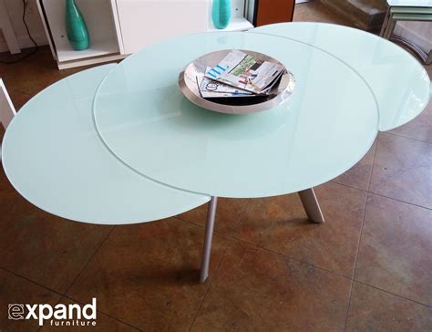 Round Extending Glass Dining Tables Glass Designs