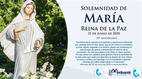2562020 Fiesta De María Reina De La Paz Youtube