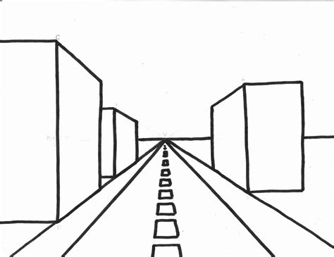 How To Draw Buildings In 1 Point Perspective Reuben Mckinley