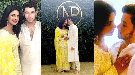 Priyanka Chopra Nick Jonas Engagement Look Is As Traditional Indian