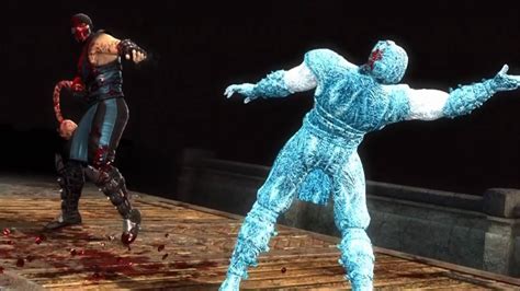 Mortal Kombat 9 Sub Zero Fatality 1 2 Stage And Babality