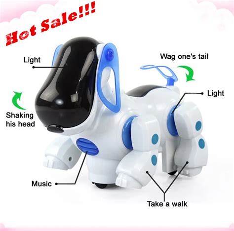 High Quality Cute Electronic Pets Robot Robotic Walking Dog Puppy Toy