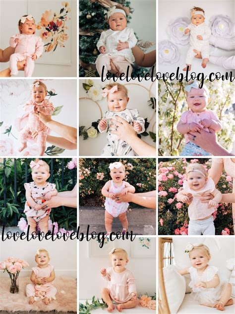 23 Unique Monthly Baby Photo Ideas Love Love Love
