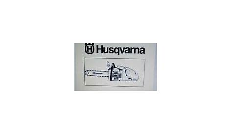 Husqvarna 33 Chainsaw Factory Repair Manual | eBay