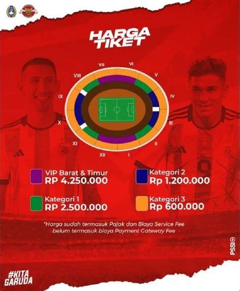 20 Ribu Tiket Indonesia Vs Argentina Habis Terjual Dalam 12 Menit