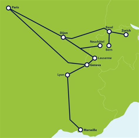 Tgv Lyria High Speed Train Routes Map Schedule Timing Reservation