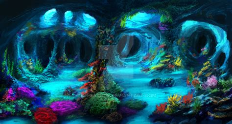 Underwater Caves Commission By Jjpeabody On Deviantart