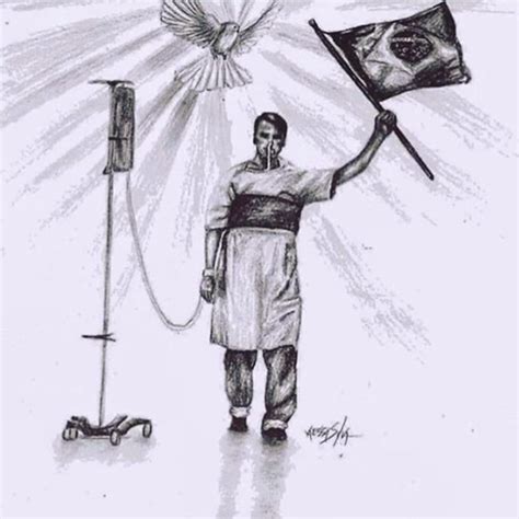 Capitão do exército brasileiro, eleito 38° presidente da república federativa do brasil. Bolsonaro publica ilustração: 'Período em que nasci de ...