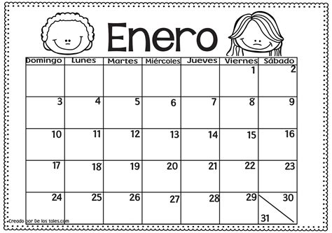 Calendario Enero 2029 El Calendario Enero Para Imprimir Gratis Mes Y