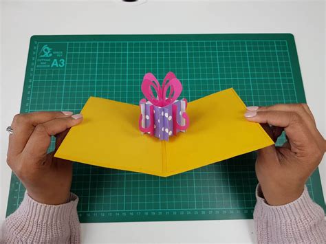 How To Make A Pop Up Card Birthday Cards Template And Step By Step