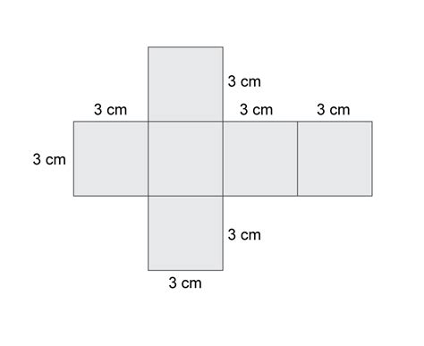 Since these are all the same, you can multiply one of them by six, so the surface area of a cube is 6 times one of the sides squared. Maths skills - Geometry - Core Idea - Surface area and volume