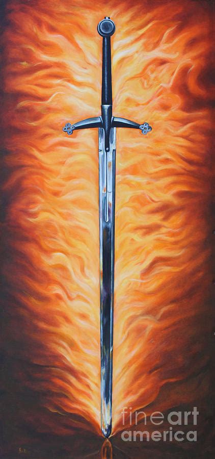 The Sword Of The Spirit Painting By Ilse Kleyn Pixels