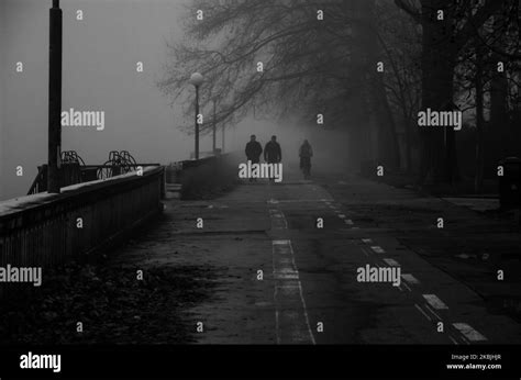 Foggy Weather In The City Stock Photo Alamy
