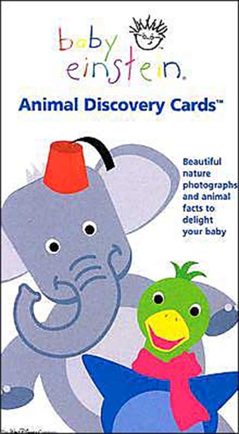 Maybe you would like to learn more about one of these? Baby Einstein: Animal Discovery Cards: Beautiful Nature Photographs and Animal Facts to Delight ...