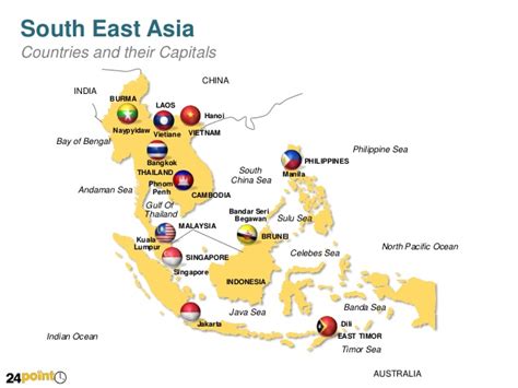 South East Asia Powerpoint Map