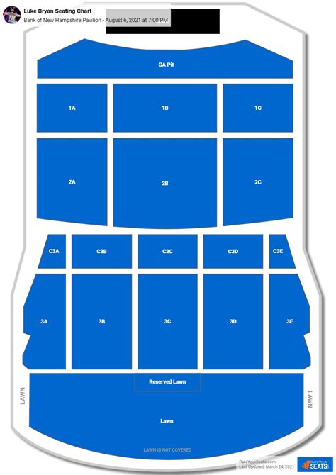 Bank Of New Hampshire Pavilion Seating Chart