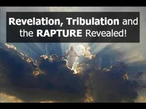 See a biblical presentation of the end times. Revelation, Tribulation and the RAPTURE Revealed! - YouTube