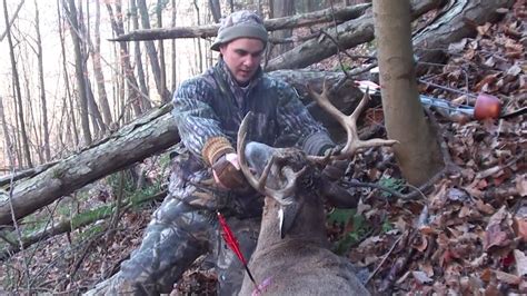 2010 Recurve Bow Hunt Big 10 Point Buck Pa Youtube