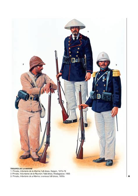 French Naval And Colonial Troops 18721914 French Army Military