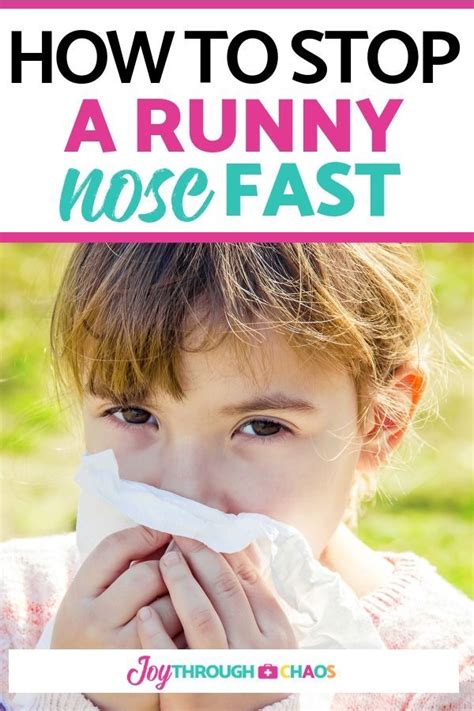 Easy Runny Nose Home Remedy Baby Runny Nose Runny Nose Toddler