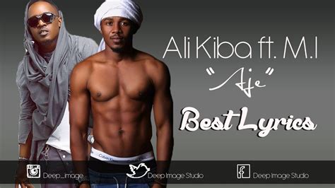 Ali Kiba Ft Mi Aje Official Lyrics Music Youtube