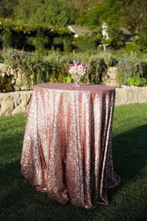 CHOOSE YOUR COLOR Rose Gold Pink Tablecloths For Vintage Weddings And Events Custom Size