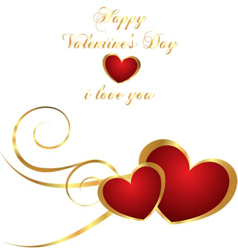 Valentines day png images for designers. Transparent Happy Valentines Day Decor with Hearts ...