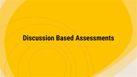 Discussion Based Assessments Asu Prep Digital Training