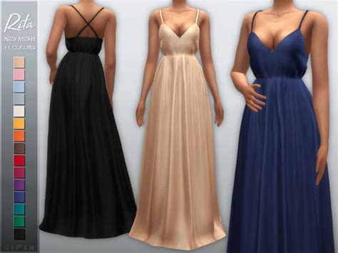 Rita Dress By Sifix At Tsr Sims 4 Updates