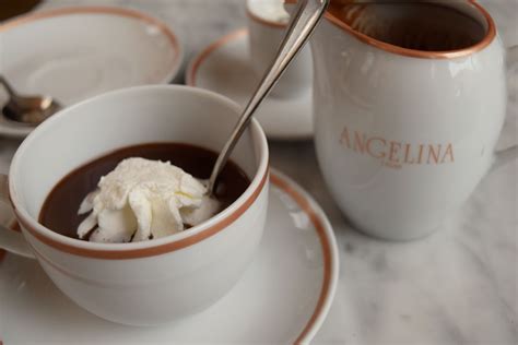 World Famous Hot Chocolate From Angelina In Paris France Angelini Paris Hotchocolate