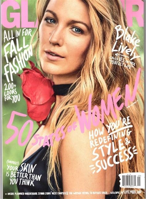Glamour Magazine September 2017 Issue Blake Lively Brand Newin