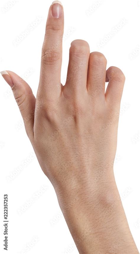 Pointing Point Hand Hand Gesture Gesture Index Finger Women Stock 사진