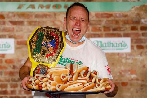 Joey Chestnut And Miki Sudo Win 2020 Nathans Hot Dog Competition The