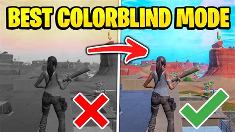 Best Colorblind Settings In Fortnite Season 3 Best Colorblind Mode