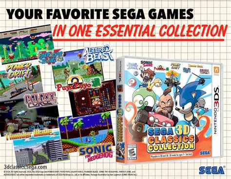 Sega 3d Classics Collection Announced Mxdwn Games