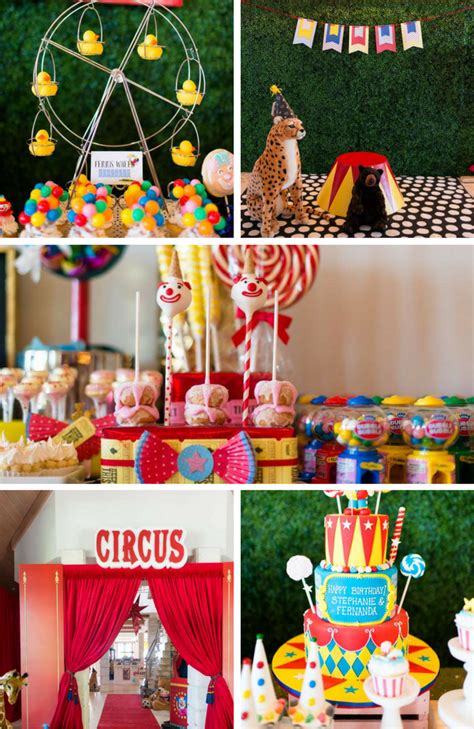 Circus Party Inspirations Birthday Party Ideas For Kids Candy