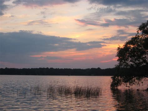Green Lake Sunset 72708 Interlochen Michigan Flickr