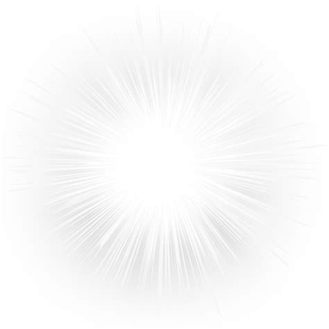 White Rays Glow Light Effect 25039207 Png