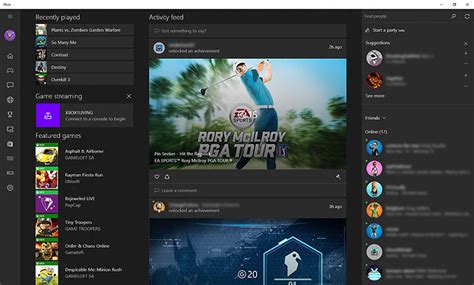 In fact, many of the newly added settings and options are available only in the settings app. View Friends' Activity in the Xbox app on Windows 10
