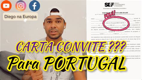 Saiba Tudo Sobre A Carta Convite Para Portugal Qual A Vantagem De Ter