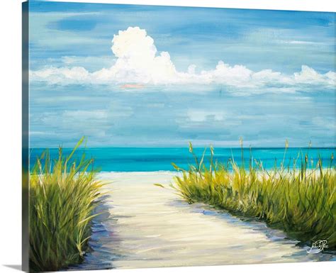 Great Big Canvas Beach Scene I Canvas Wall Art