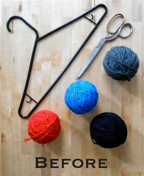 We Can Re Do It Ombre And Color Block Yarn Wrapped Hangers Crochet